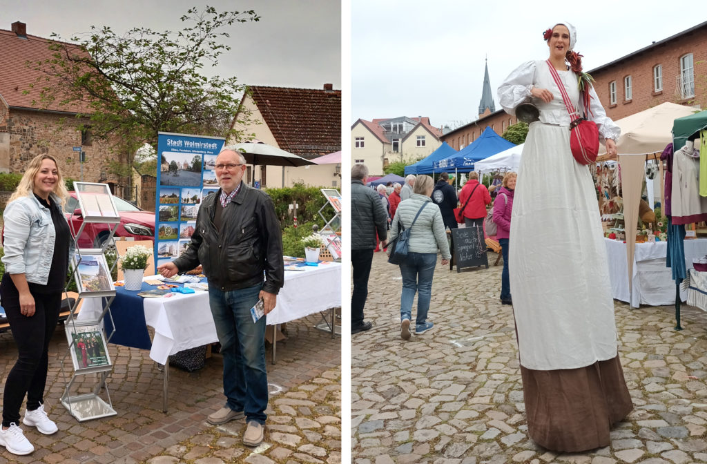 Impressions of the regional market on the castle domain in Wolmirstedt