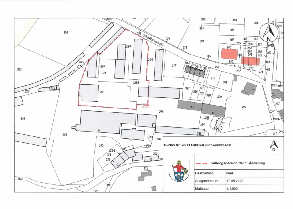 Lage des Plan-gebietes 