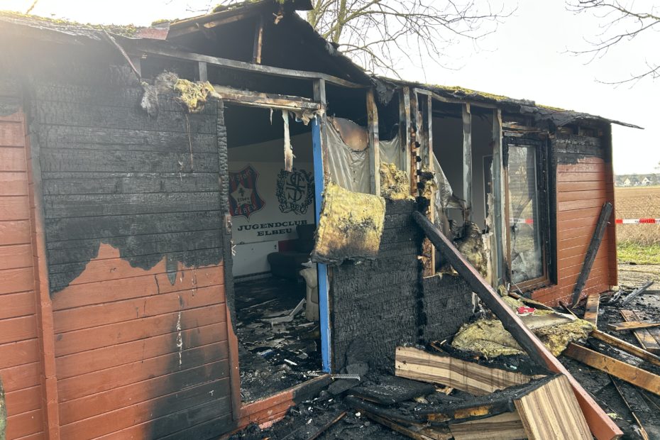 Youth club outside after fire