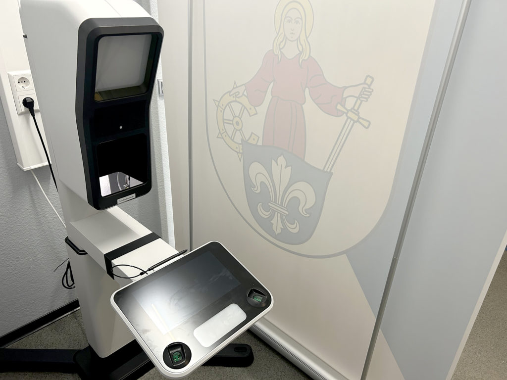 Service der digitalen Passbilderstellung im Rathaus steht vorerst nicht zur Verfügung