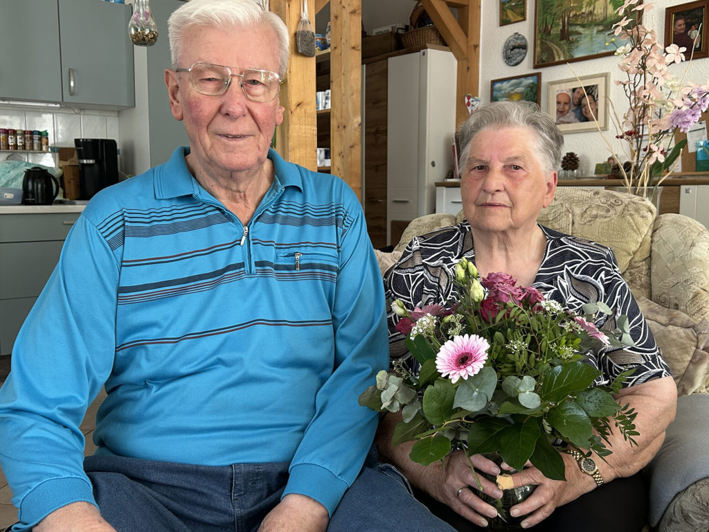 Ehepaar Schmidt feiert 60. Hochzeitstag