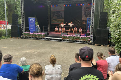 Viele verschiedene Gruppen des OK-Live-Ensembles zeigten beim Wolmirstedter Stadtfest ihr Können.