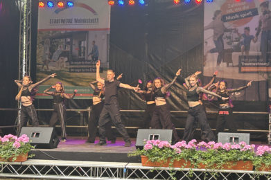 Viele verschiedene Gruppen des OK-Live-Ensembles zeigten beim Wolmirstedter Stadtfest ihr Können.