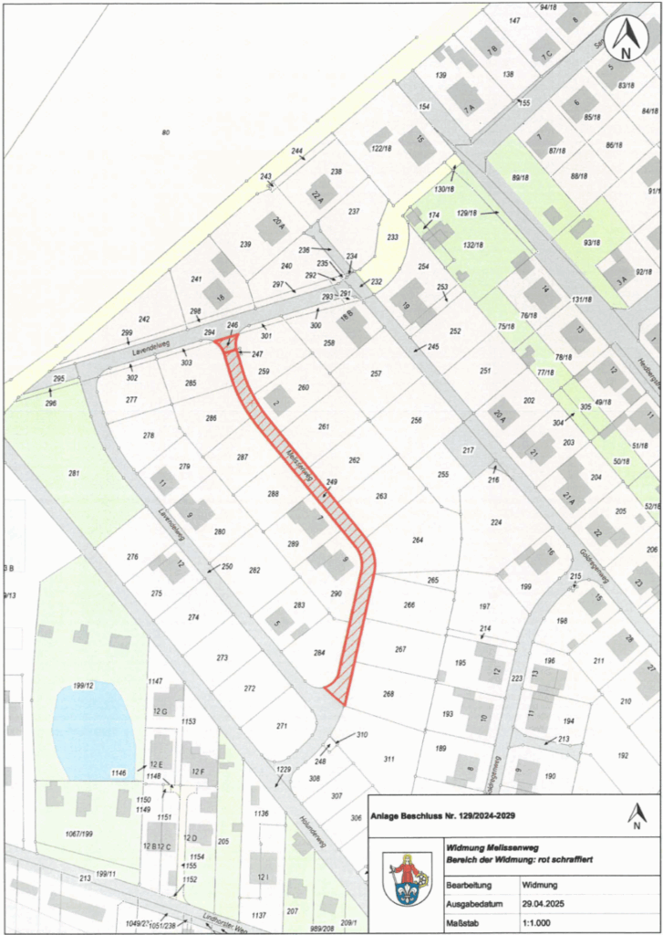 Site plan_Melissenweg
