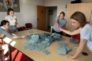 Counting of the ballot papers