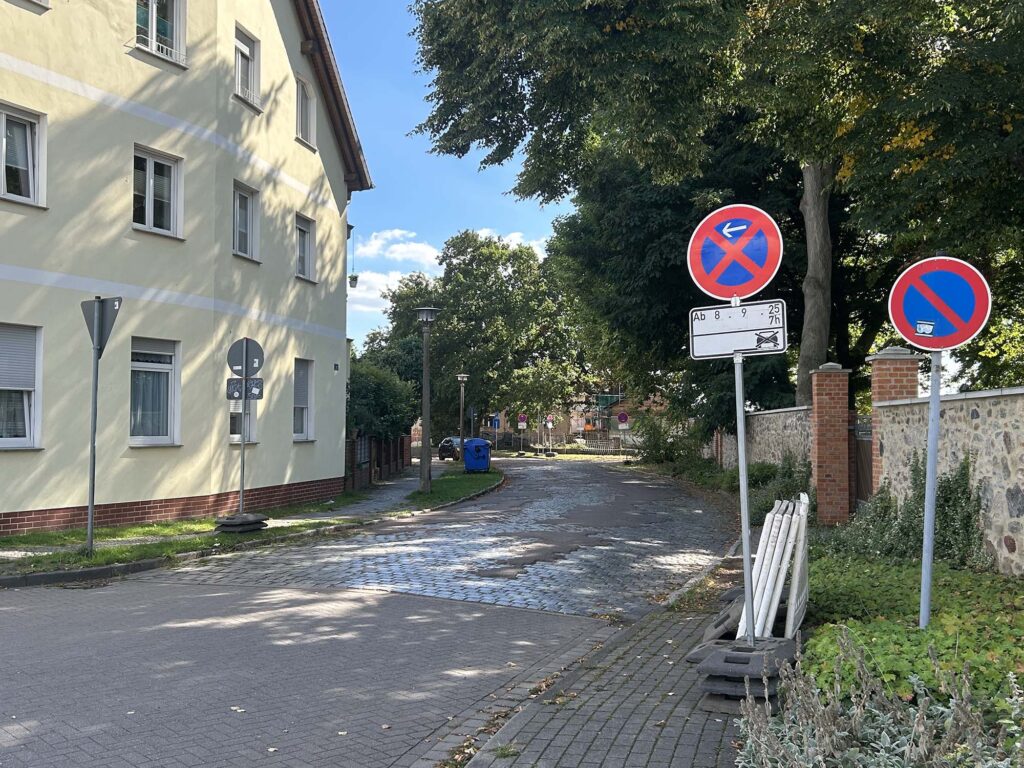Bauanfang Fabrikstraße