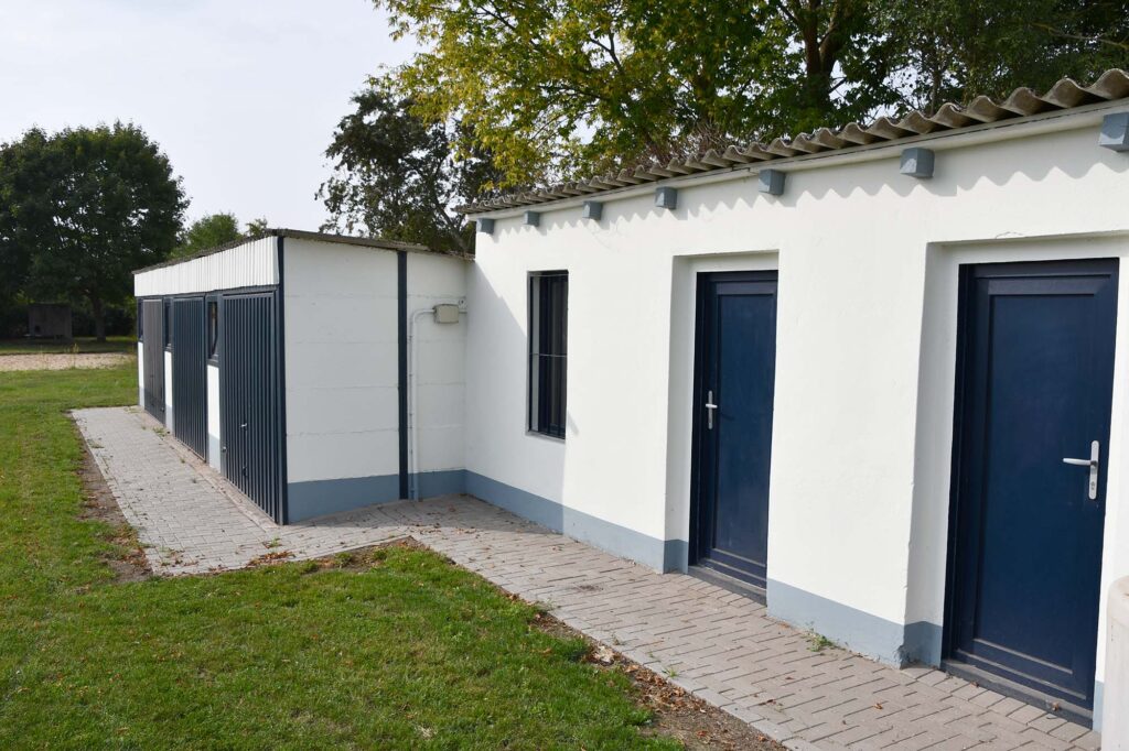 The garages and sheds are to be given a new roof before the new season.