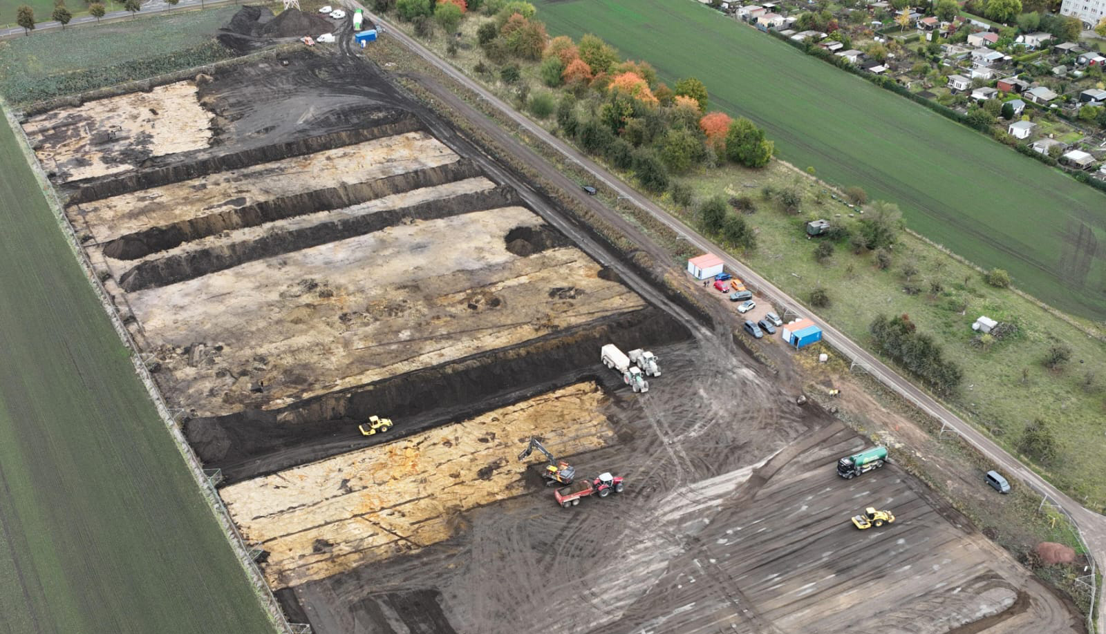 Ausgrabungen Stadionneubau