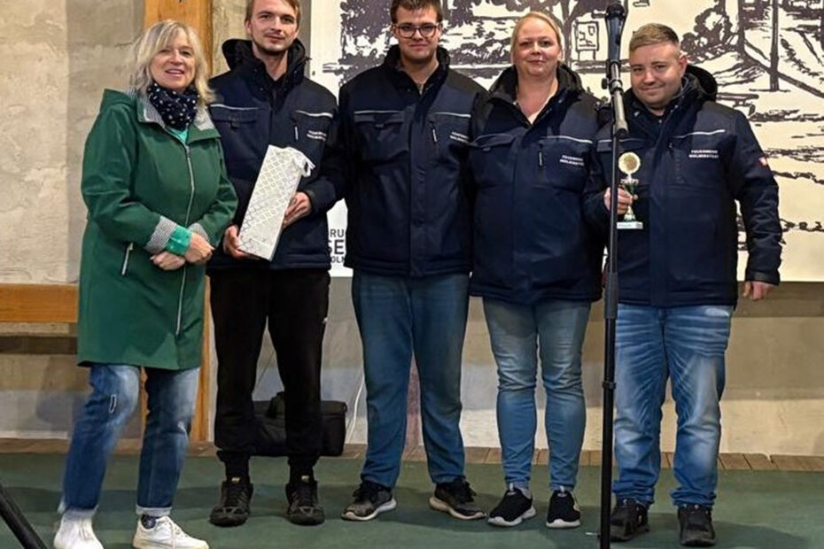 Das Team Feuerwehr Wolmirstedt erreichte den dritten Platz unter den Teams mit den meisten gefahrenen Kilometern.
