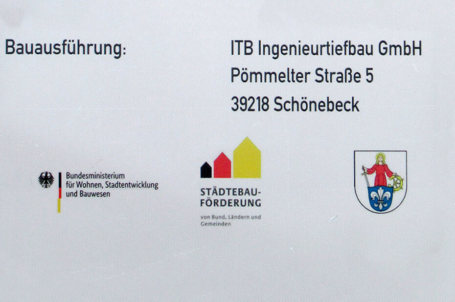 Schild Städtebauplanung