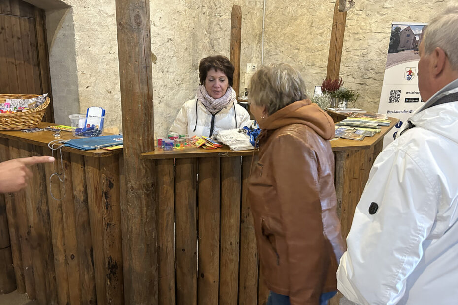 Viele Bürgerinnen und Bürger informierten sich am Stand der Stadt Wolmirstedt.