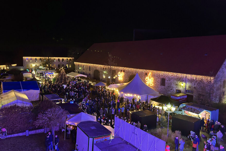 Luftbild Adventsmarkt