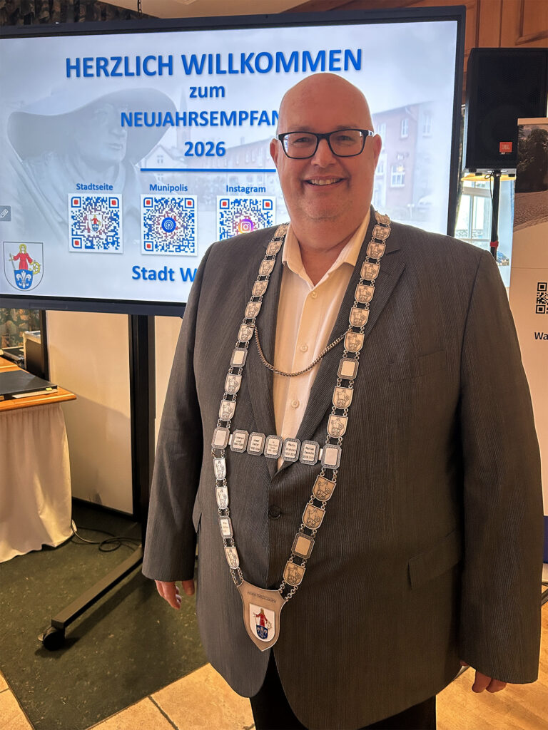 Mike steffens beim Neujahrsempfang