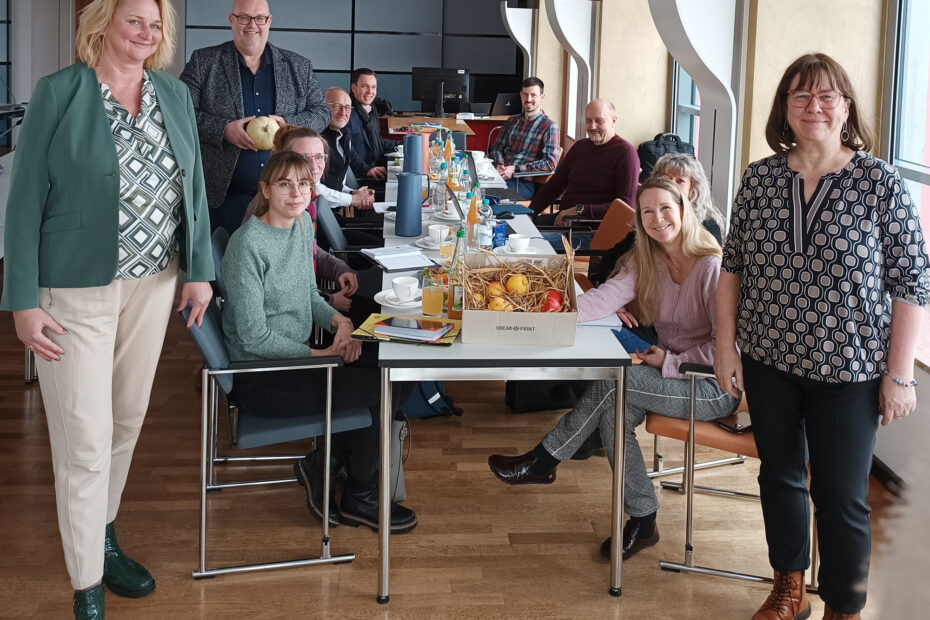 Die Netzwerkpartner beim Treffen des Interkommunalen Energiemanagements in Wolmirstedt