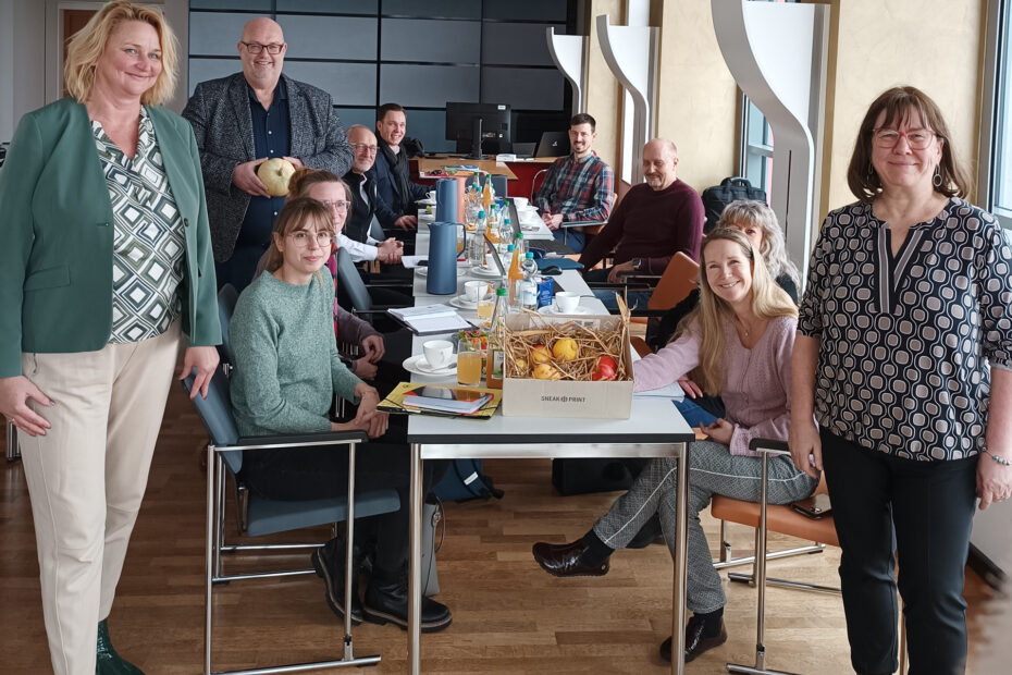 Die Netzwerkpartner beim Treffen des Interkommunalen Energiemanagements in Wolmirstedt