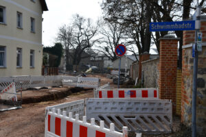 The intersection of Fabrikstraße and Schwimmbadstraße should be completed by the end of June at the latest.
