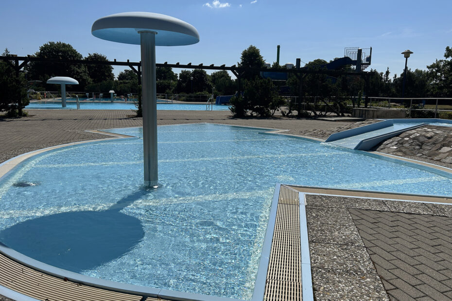 Die Wasserproben wurden vom Gesundheitsamt abgenommen.