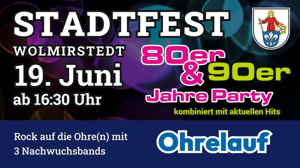 Stadtfest 80er/90er Party