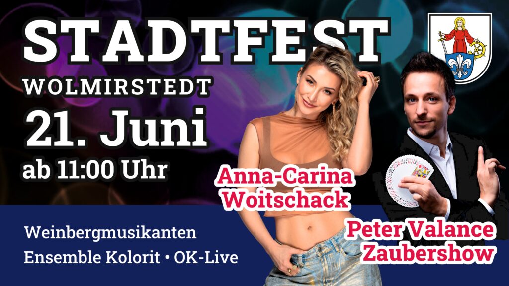 Stadtfest mit Anna-Carina Woitschak