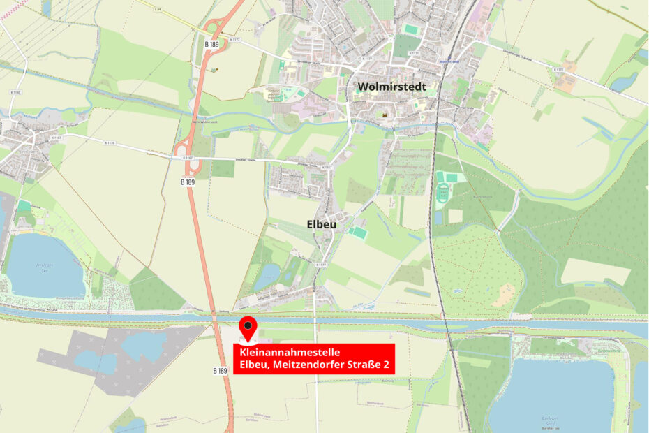 Kleinannahmestelle in Elbeu, Meitzendorfer Straße 2
