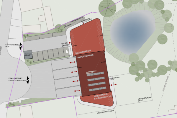 Feuerwehrneubau_Lageplan Feuerwehrneubau_Lageplan